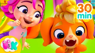 Head, Shoulders, Knees and Toes | Dance for Kids | HeyKids Nursery Rhymes