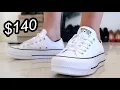 Converse Ox Leather Platform Shoe Review Optical White