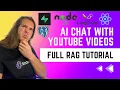Full RAG Tutorial AI Chat with YouTube LangChain Node Supabase Postgres pgvector React