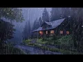 Fall Asleep With The Soothing Sounds Of Rain And Thunder | Intense Rainstorm for Deep Sleep, Relax