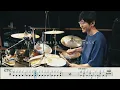 【For Beginners】Tentaikansoku - BUMP OF CHICKEN【Drum cover】Stargazing 天体観測