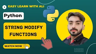 8-String Modify functions in python very important
