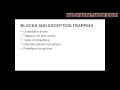0201 BlocksAndExceptionTrapping