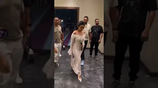 استقبال أسطوري لرحمة محسن لحظة تبكي من الفرحة 