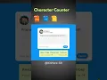 Character Counter with Twitter UI JavaScript Mini Project