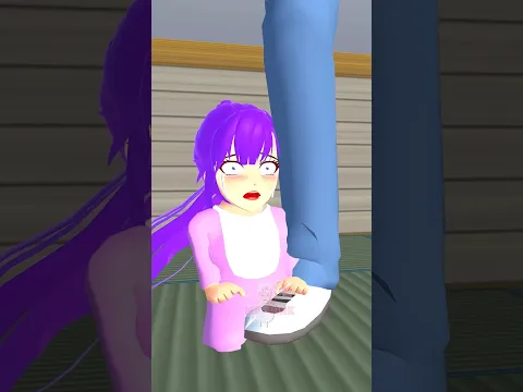 Rumi Ngambek Ke Papoy 💜 #sakuraschoolsimulator #trendingshorts #shortvideo #tiktokvideo #viralvideo