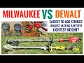 DEWALT vs MILWAUKEE Weed Eater String Grass Trimmer Which One Is The Easiest To Add String
