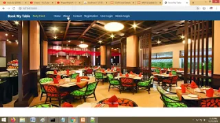 Python Django Project - Restaurant Table Reservation Python Django Sqlite