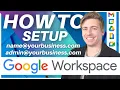 How To Set Up Google Workspace Business Emails Google Workspace Tutorial