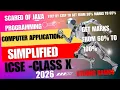 ICSE Class 10 Computer Applications Master Section B Class-Based Programs Guaranteed 20 marks