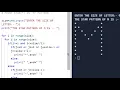 PYTHON PATTERN PROGRAM PRINT STAR IN LETTER M PATTERN