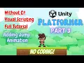 Part 3 Jump Animation and Script 2023 Visual Scripting