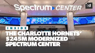 Inside the CHARLOTTE HORNETS 245 000 000 MODERNIZED SPECTRUM CENTER Royal Key