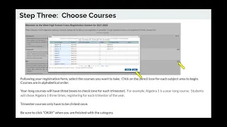 Completing Course Registration in PowerSchool