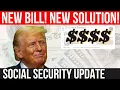 NEW BILL SAVES 15 SOCIAL SECURITY CHECKS SSA SSI SSDI Payments Social Security Update