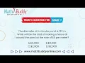 Math Practice Problem Grade 7 Question 257
