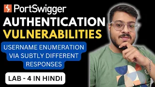 Hindi Authentication vulnerabilities - lab4 Username enumeration via subtly different responses