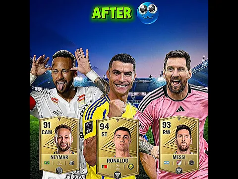 BEFORE 🥶🔥 #fcmobile #fcmobile #ronaldo #messi #neymar #football #1millionviews