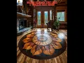 Lagu Stunning Epoxy Log Round Floor in Luxurious Cabin/home ! #DIY #home #epoxy