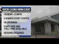 River s Casino hiring event