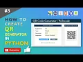 How to Create QR Code Generator in Python Complete GUI python tutorial in Hindi