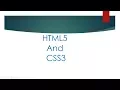HTML5 And CSS3 Part 9 CSS Selector