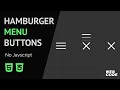 3 Hamburger Menu Button Effects No Javascript