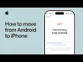 How to move from Android to iPhone Apple Support