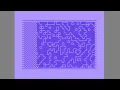 Wave function collapse Algorithm with 8 Tiles on Commodore 64