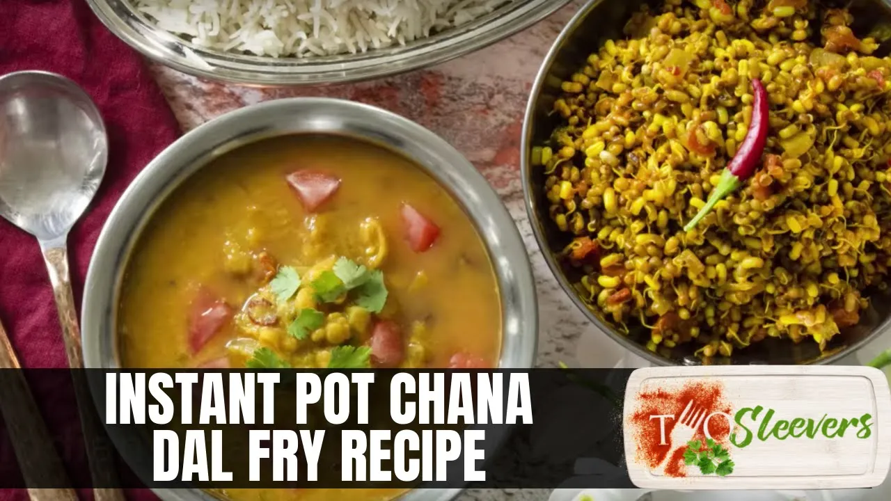 Instant Pot Chana Dal Fry  Indian Dal Recipe