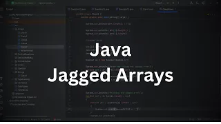 Java Jagged Arrays Ragged Arrays Java Programming Tutorial