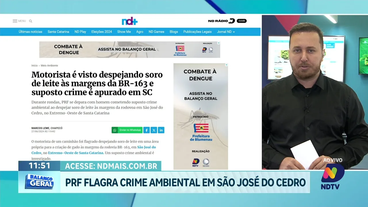 PRF flagra crime ambiental em São José do Cedro