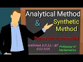 Analytic Synthetic Method Methods of teaching in Mathematical Methods of teaching