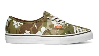 Shoe Review Vans Vault Aloha Camo Authentic LX Olive Night