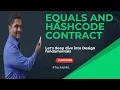 Equals and HashCode Contract in Java Design Principles
