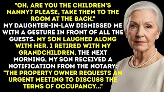 My Daughter In Law Called Me The Nanny At The Party She Forgot Who Owns Her House