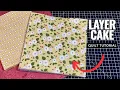 How to Make an EASY Layer Cake Quilt Pattern in a Day