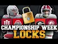 Championship Week LOCKS Best Bets Odds Picks for College Football Indiana-Ohio State More