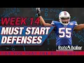 Defense Start Em Sit Em - Fantasy Football Week 14