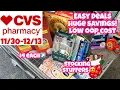 CVS HAUL 11/30-12/13 EASY DEALS + ROLLING REWARDS FOR LOW OOP COST