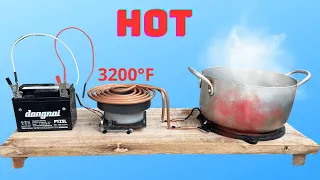 How to create a 3200°F electric stove From Tesla's invention