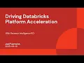 Driving Databricks Platform With Revenue Intelligence ROI
