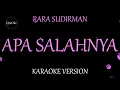 Rara Sudirman - Apa Salahnya (Karaoke Version by QraOke)