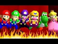 Download Lagu Super Mario \u0026 Friends Fall in LAVA - Super Mario 64