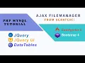 File Manager with Codeigniter4 Tutorial - Demo