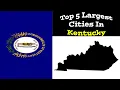 Top 5 Biggest Cities In Kentucky Population Metro 1900-2020