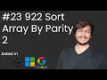 922 Sort Array By Parity II LeetCode