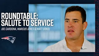 Joe Cardona Marcus Jones and Matt Sokol Reflect on Their Military Background and Salute To Service