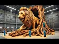 Incredible Woodworking Techniques and Wood Carving Machines