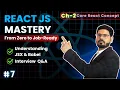 React JS Mastery Ch 2 - Understanding JSX Babel Core React Concept Techeducoder